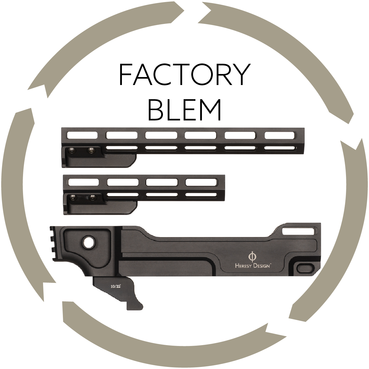 Vendetta™ Takedown Barrel Chassis COSMETIC BLEM | Heresy Design